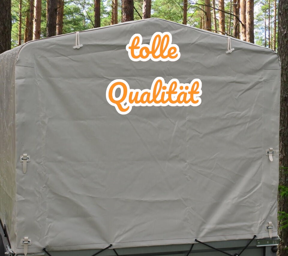 Anhängerplane Spitzdach Hochplane 80cm f. PKW Anhänger N7-202 SV Sorelpol Neptun