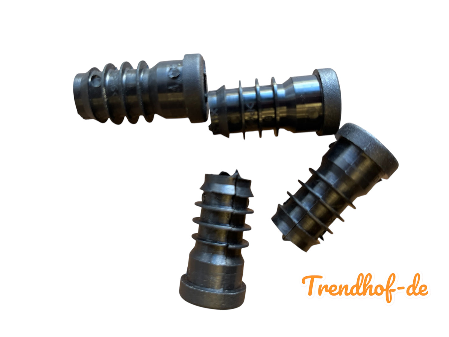 8x Gewindestopfen Hülse 20mm M8 m Mutter für Stema Humbaur PKW Anhänger Spriegel